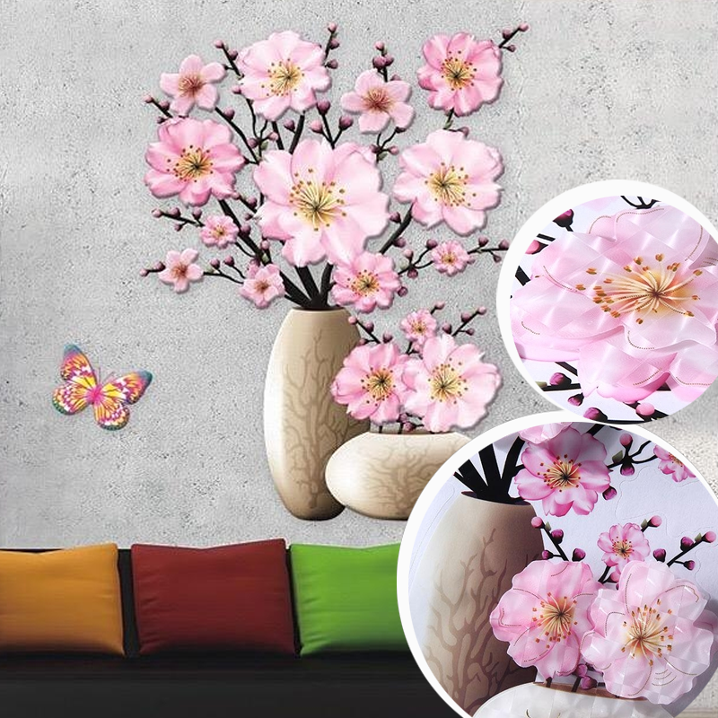 Frendorf | DIY Pflanze Vase 3D Stereo Aufkleber Selbstklebend