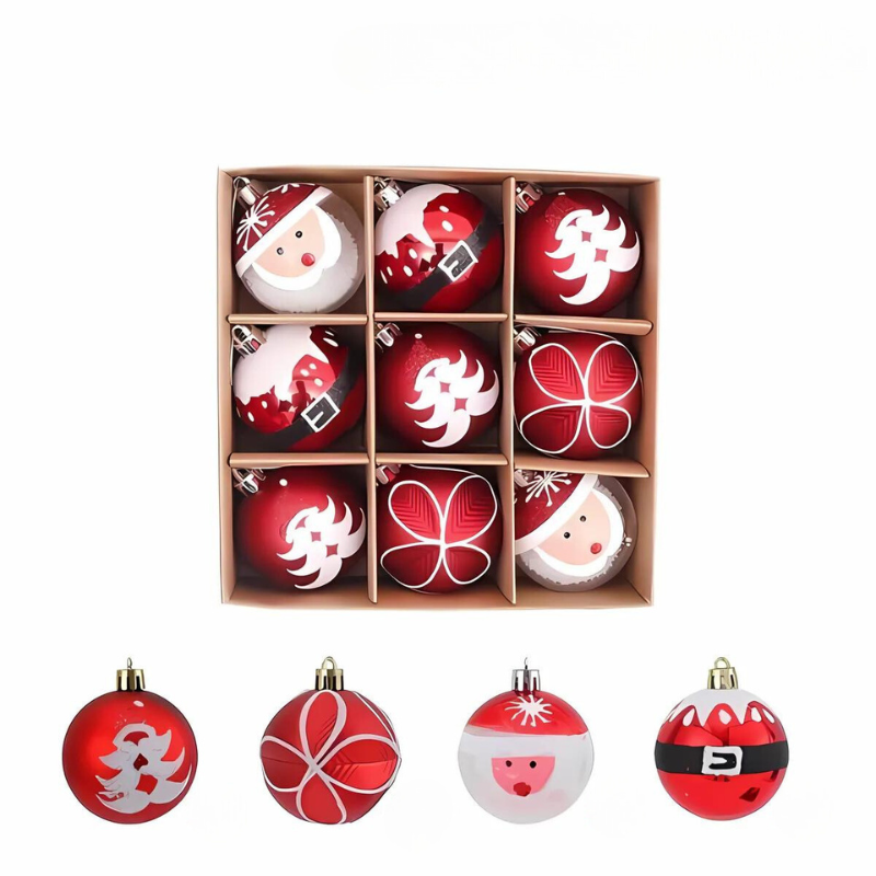 GlitterMagic | Weihnachtsbaumkugel Ornament Set