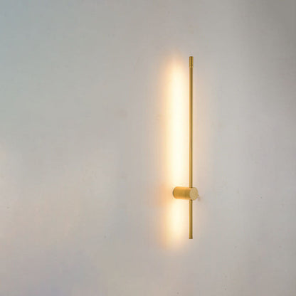 Moderne minimalistische Aluminium gerade Linie LED Wandleuchte Lampe für Wohnzimmer
