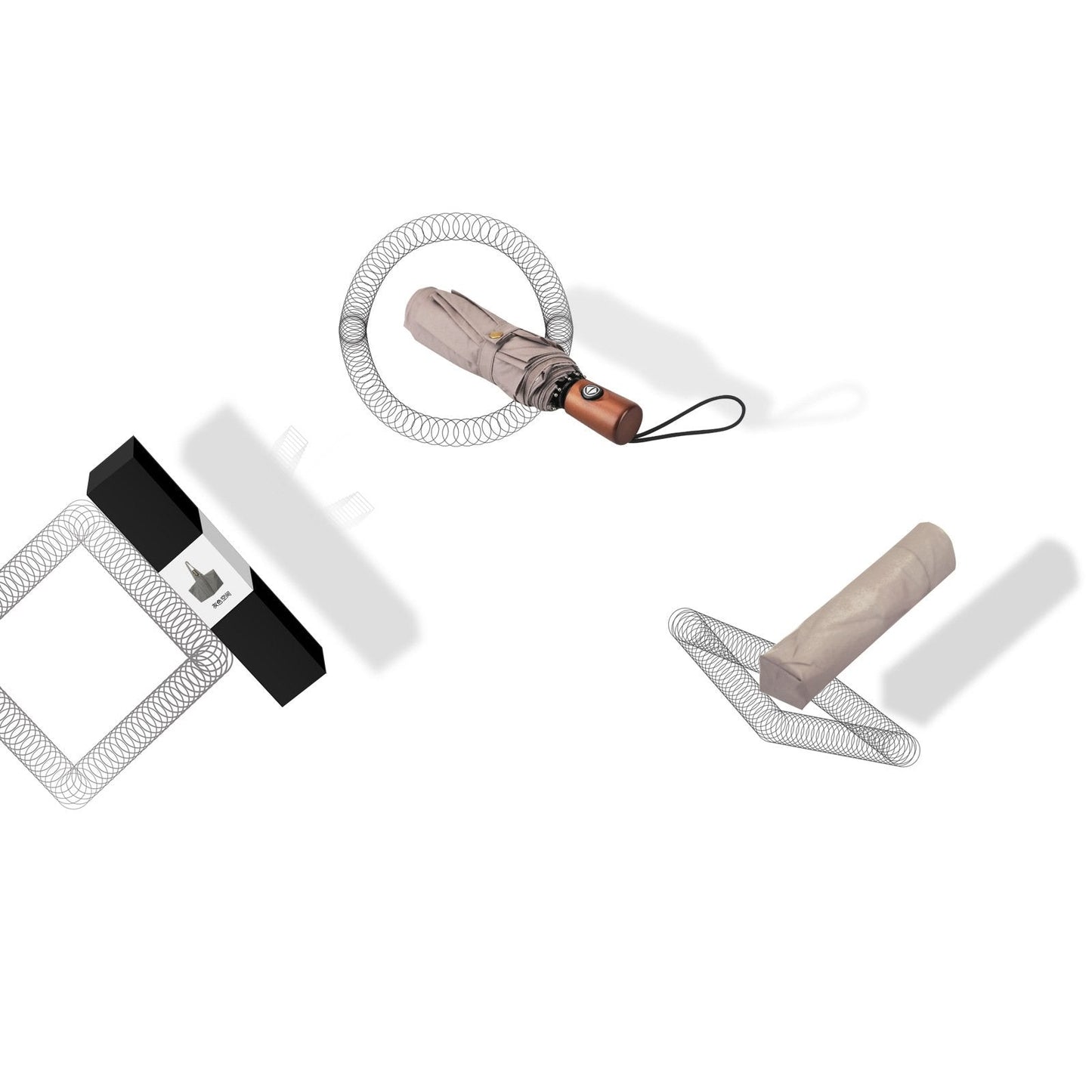 Frendorf | Automatische & umwandelbare Aufbewahrungstasche Regenschirm Made to Go