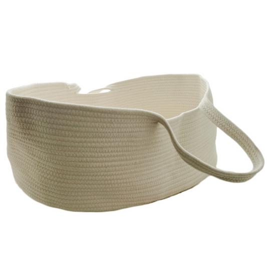 Frendorf | Baby Korb für Neugeborene – Weich und Bequem mit Tragegriffen