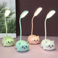 Frendorf | Mini Cartoon Cat LED Augenschutz Leselampe USB wiederaufladbare Schreibtischlampe