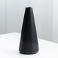 Frendorf | ObsidianWave Strukturierte Keramikvasen in Nacht-Schwarz | Modernes Design | Perfekte Dekoration für Zuhause