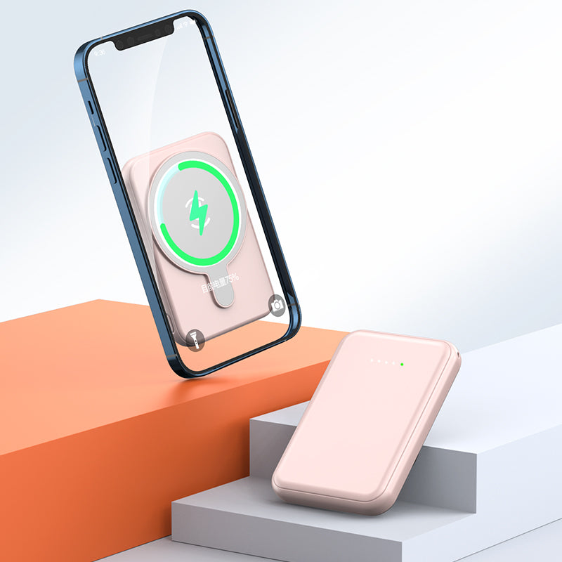 Frendorf | Mini magnetische Powerbank 5000mAh Kabellos