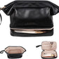 Frendorf | Abiudeng Große Make-up Tasche, Doppelschicht Kosmetiktasche, Reise Make-up Tasche, Leder Make-up Tasche, Kosmetische Reisetaschen, Tragbare Leder Kulturbeutel, Geräumige Kosmetiktasche für Frauen und Mädchen