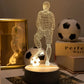 Fußballer 3D Lampe – Für eine sportliche Atmosphäre