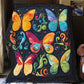 Farbiger Magischer Schmetterling Quilt