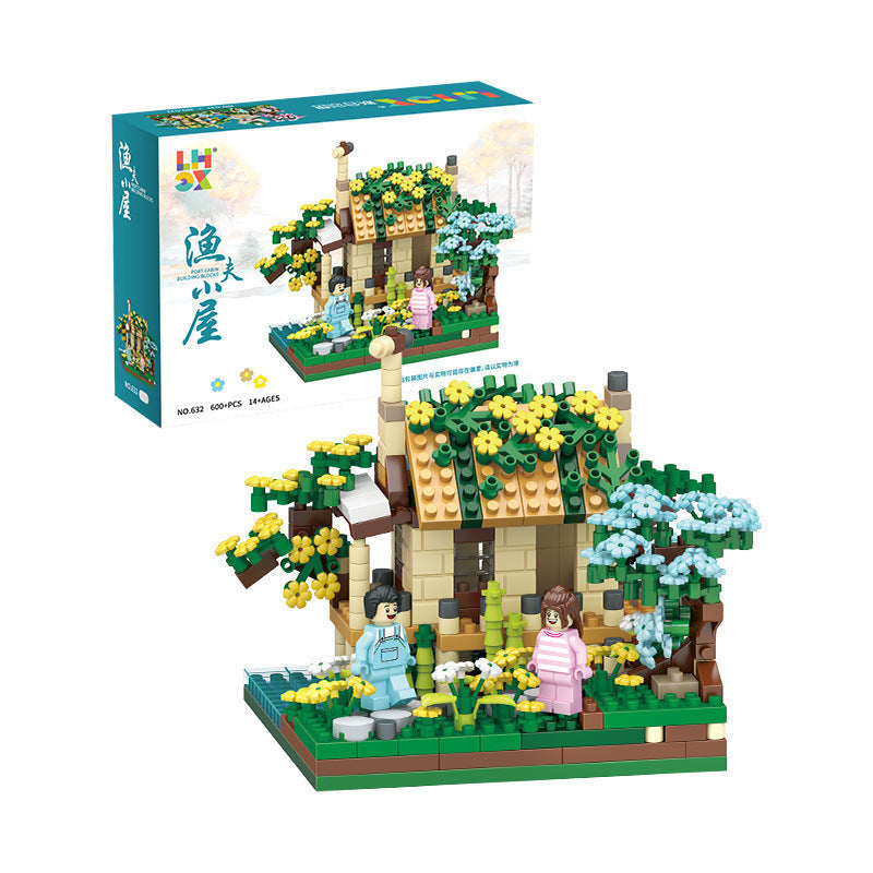 Frendorf | BlossomHaven Kirschblüten Holzhaus-Dekoration