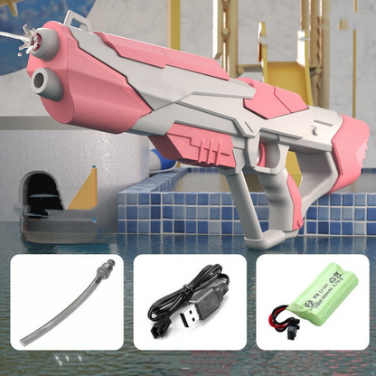 Frendorf | Wasserpistole mit Druckstrahl & USB-Akku für Kinder & Erwachsene – SpritzPower X1