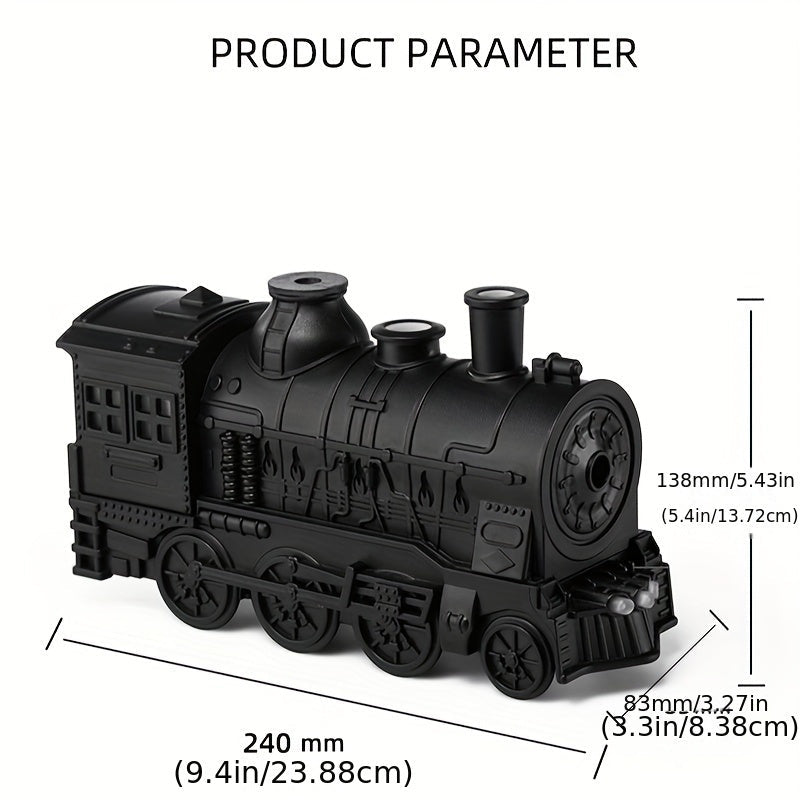 Train ätherischer Öldiffusor - 300ml kühler Nebel Luftbefeuchter mit LED-Leuchten, 2 Sprühmodi, automatischer Abschaltfunktion