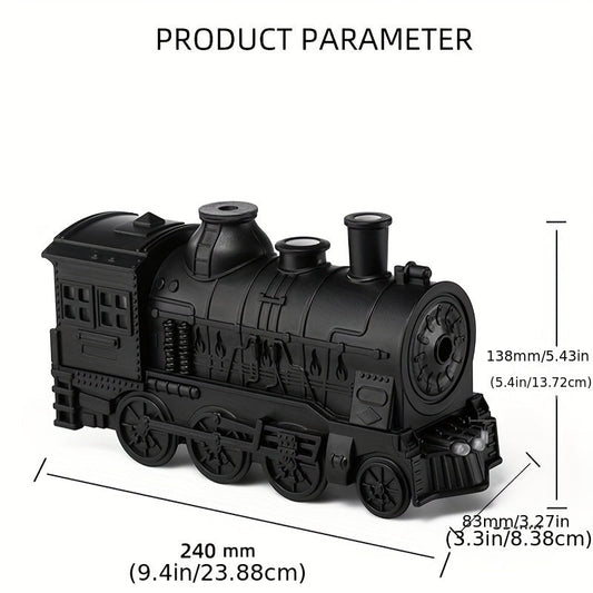 Train ätherischer Öldiffusor - 300ml kühler Nebel Luftbefeuchter mit LED-Leuchten, 2 Sprühmodi, automatischer Abschaltfunktion