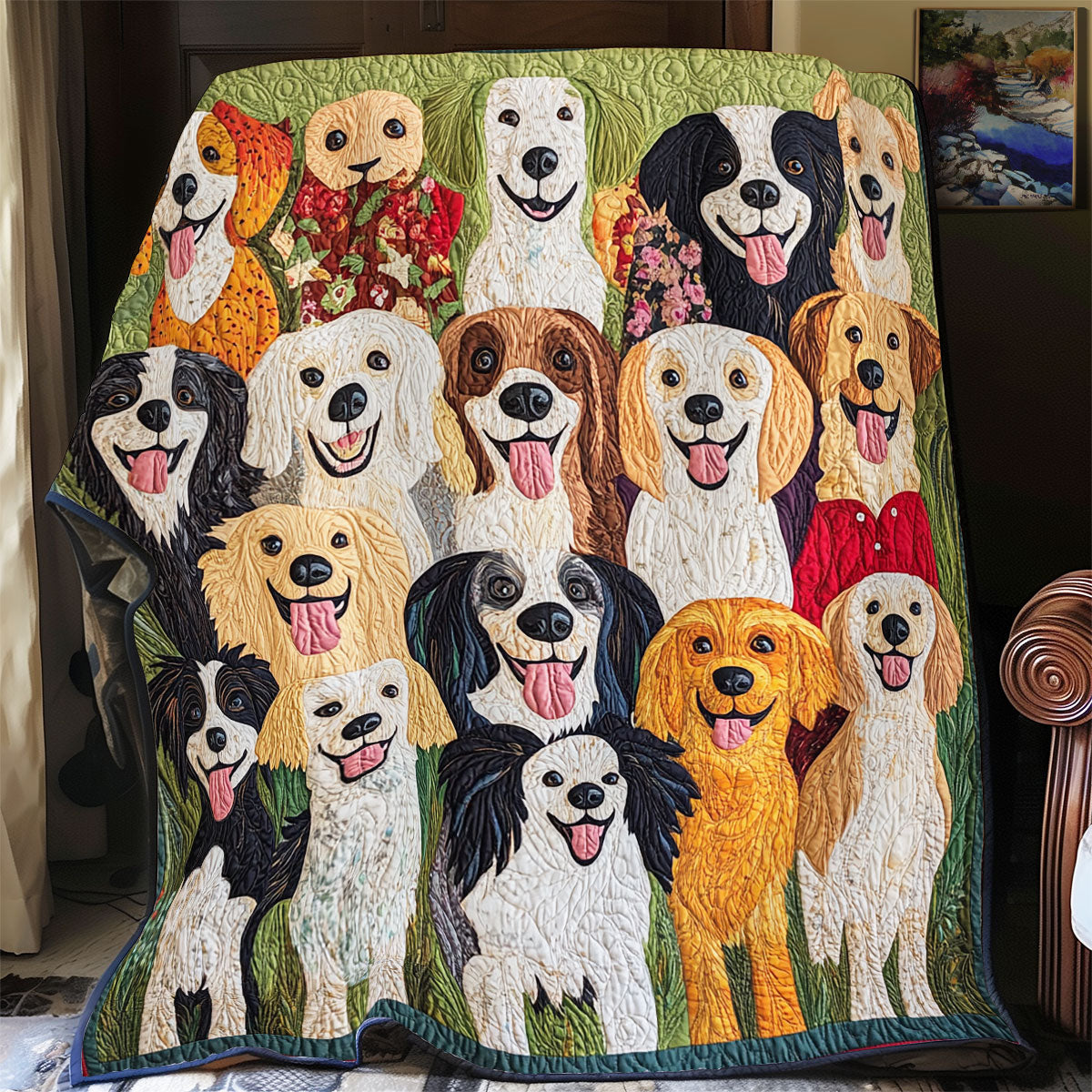 Happy Dog Quilt