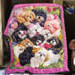 Welpenliebe Patchworkdecke