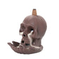 1pc LED Wasserfall Drache Räuchergefäß Schädel Backflow Räuchergefäß Halloween Wohnkultur Aromatherapie (Ohne Räucherwerk)