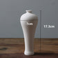 1 Stück Weiß Frosted Keramikvase Ornamente Wohnkultur Keramik Blumen vase Hochzeitsfotografie Requisiten