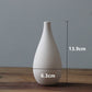 1 Stück Weiß Frosted Keramikvase Ornamente Wohnkultur Keramik Blumen vase Hochzeitsfotografie Requisiten