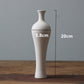 1 Stück Weiß Frosted Keramikvase Ornamente Wohnkultur Keramik Blumen vase Hochzeitsfotografie Requisiten