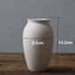 1 Stück Weiß Frosted Keramikvase Ornamente Wohnkultur Keramik Blumen vase Hochzeitsfotografie Requisiten