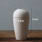 1 Stück Weiß Frosted Keramikvase Ornamente Wohnkultur Keramik Blumen vase Hochzeitsfotografie Requisiten