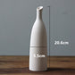 1 Stück Weiß Frosted Keramikvase Ornamente Wohnkultur Keramik Blumen vase Hochzeitsfotografie Requisiten