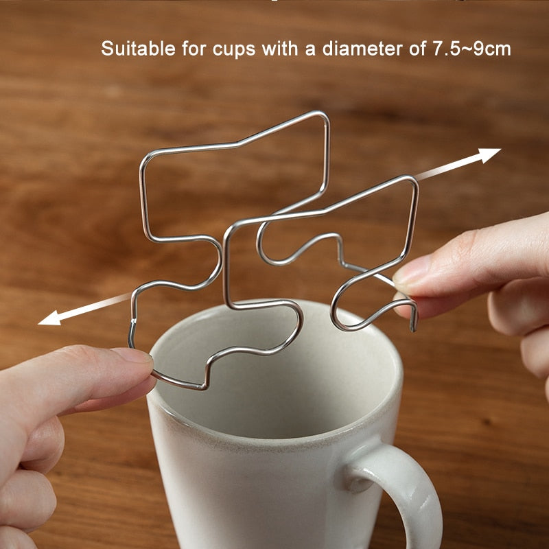 Frendorf | 1PC Kaffeefilterhalter Tragbarer Wiederverwendbarer Outdoor Tee Filter Drucker