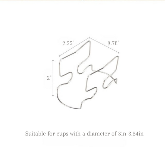 Frendorf | 1PC Kaffeefilterhalter Tragbarer Wiederverwendbarer Outdoor Tee Filter Drucker