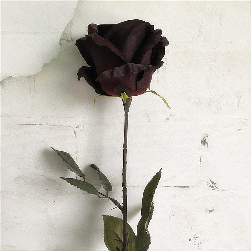 Frendorf | 1pcs Künstliche schwarze Rose