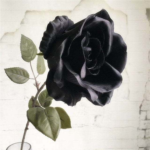 Frendorf | 1pcs Künstliche schwarze Rose