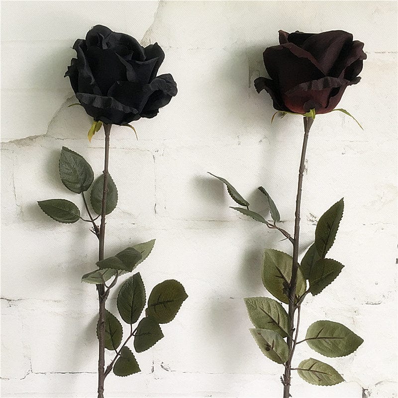 Frendorf | 1pcs Künstliche schwarze Rose