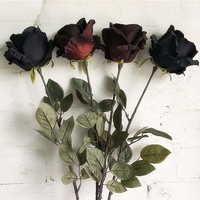 Frendorf | 1pcs Künstliche schwarze Rose