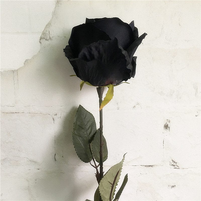 Frendorf | 1pcs Künstliche schwarze Rose