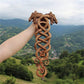 1 Stück Harz Schnitzerei Drache Statue Wandhängende Dekoration Skulptur Heim Handwerk Ornament Drache Statue Wanddekoration 3D Wandkunst Skulptur