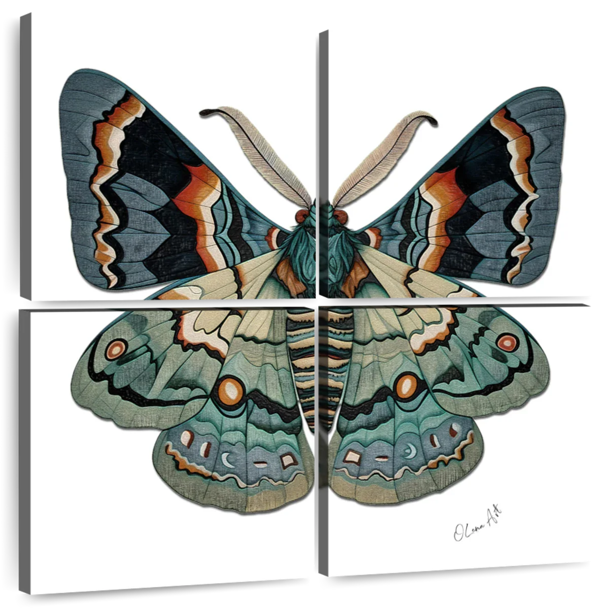 Frendorf | Heilige Symmetrie und die Metamorphose der Motte Wandkunst