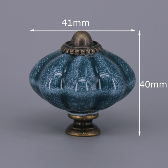 1x spezielle Farbe keramische Kleiderschrank Schublade Ziehgriff Möbelknopf Hardware Europa Schrank Küchenschrank Griffe Schublade Ziehen