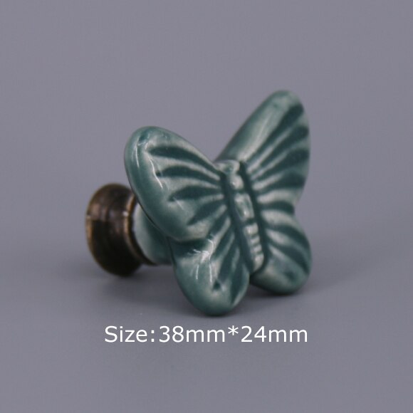 1x spezielle Farbe keramische Kleiderschrank Schublade Ziehgriff Möbelknopf Hardware Europa Schrank Küchenschrank Griffe Schublade Ziehen