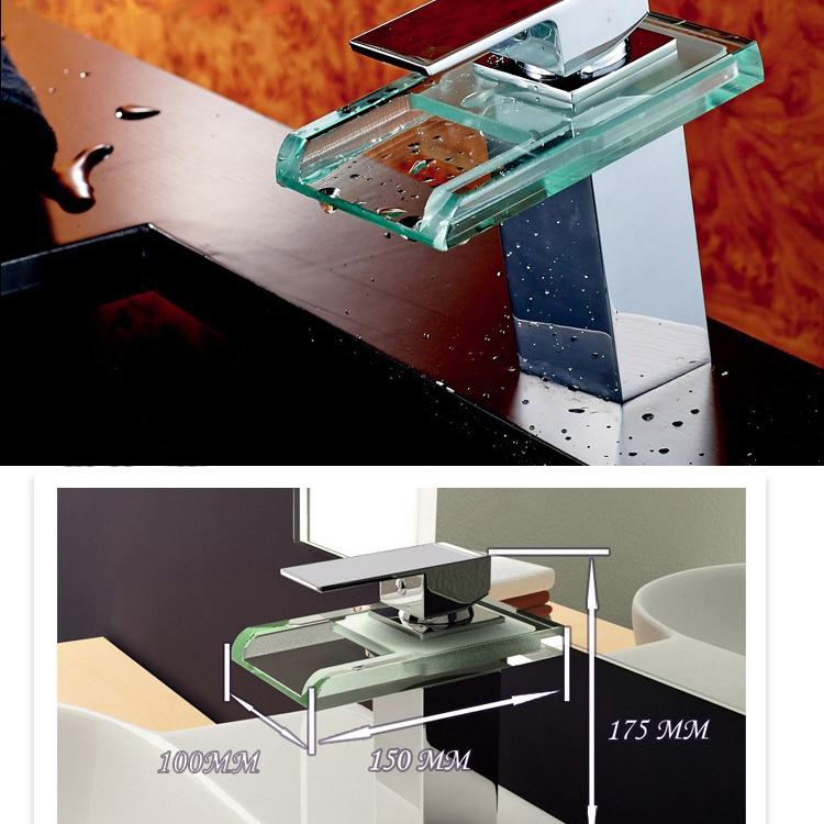 Frendorf | Badezimmer Wasserfall LED Wasserhahn