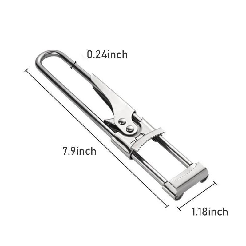 Frendorf | Verstellbarer Glas- und Flaschenöffner Multifunktionaler Edelstahl-Dosenöffner