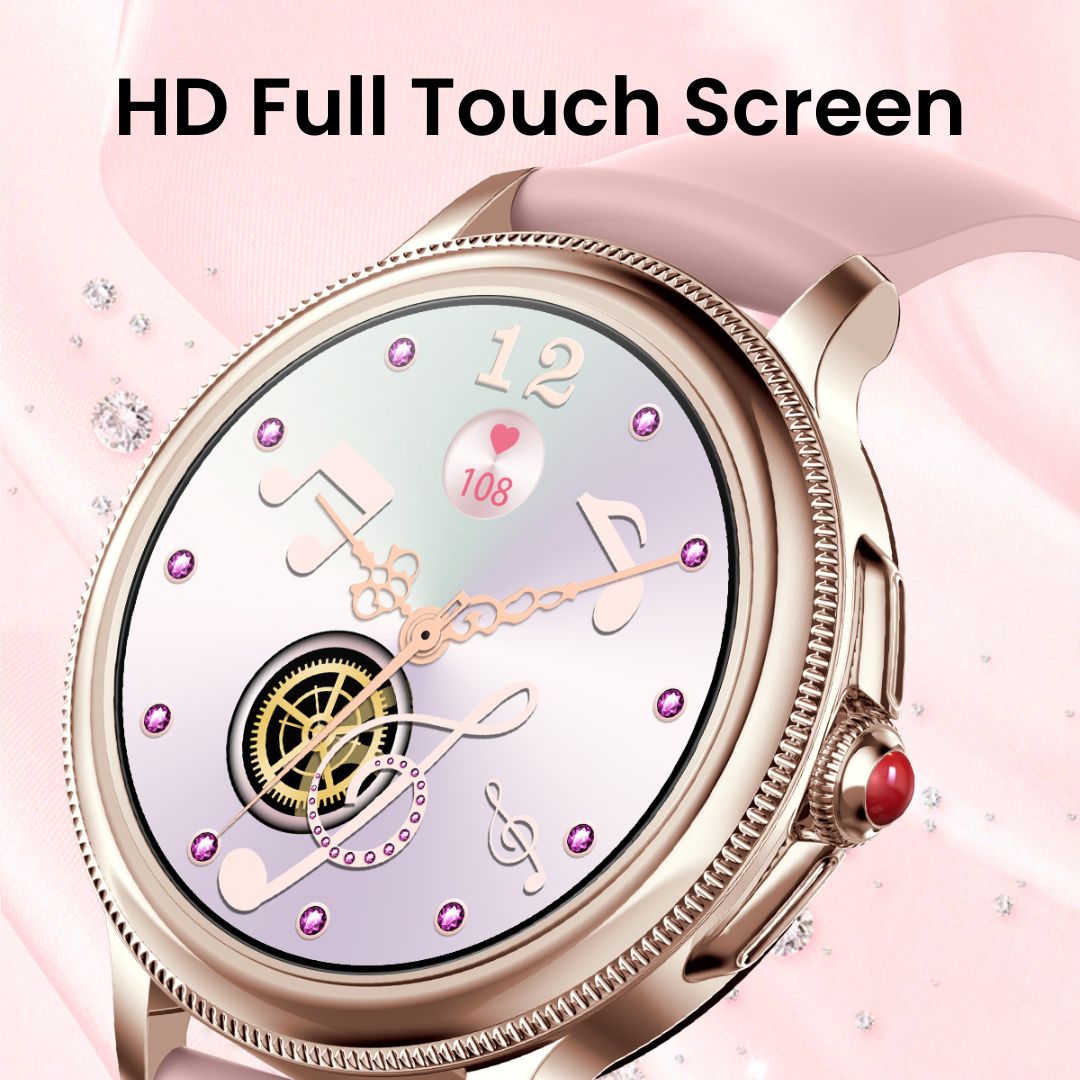 Frendorf | Smartwatch für Damen – Fitness, Gesundheit und zeitloser Stil in einem