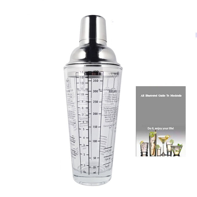 Frendorf | 2-6Stück Amerikanischer Stil Boston Edelstahl Shaker Cocktail Shaker