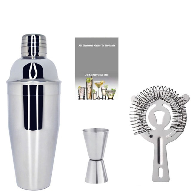 Frendorf | 2-6Stück Amerikanischer Stil Boston Edelstahl Shaker Cocktail Shaker