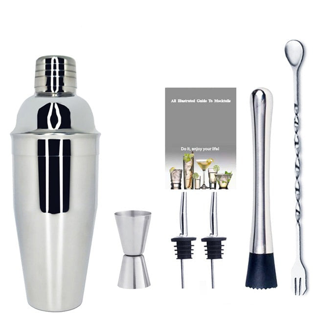 Frendorf | 2-6Stück Amerikanischer Stil Boston Edelstahl Shaker Cocktail Shaker