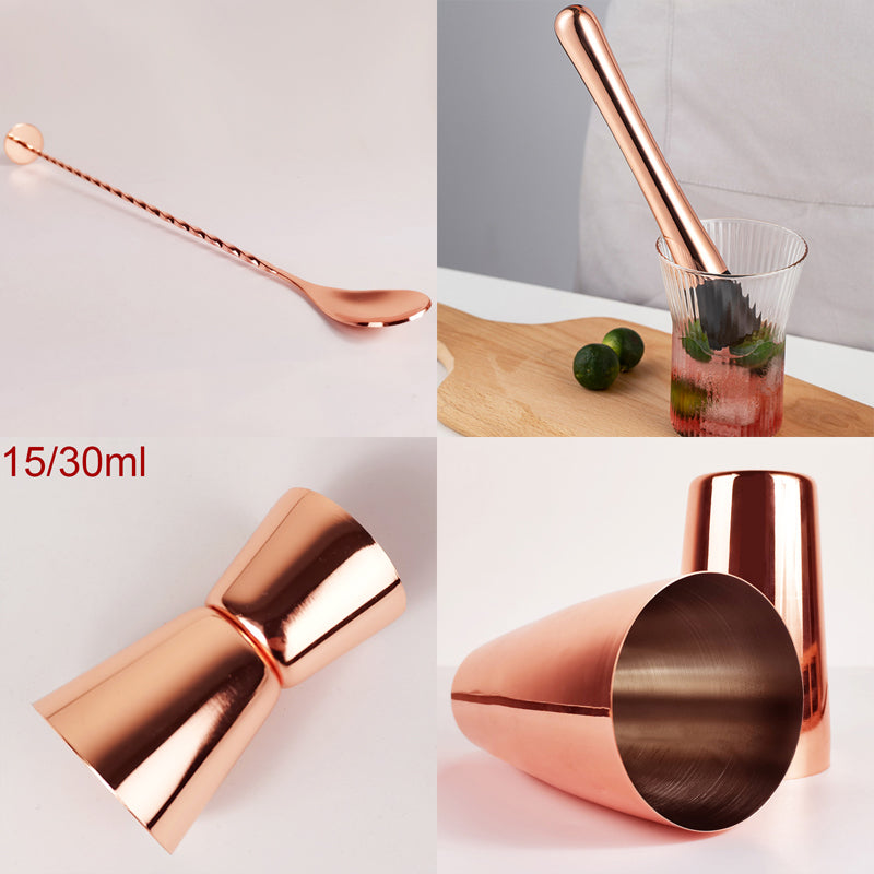 Frendorf | 2-6Stück Amerikanischer Stil Boston Edelstahl Shaker Cocktail Shaker