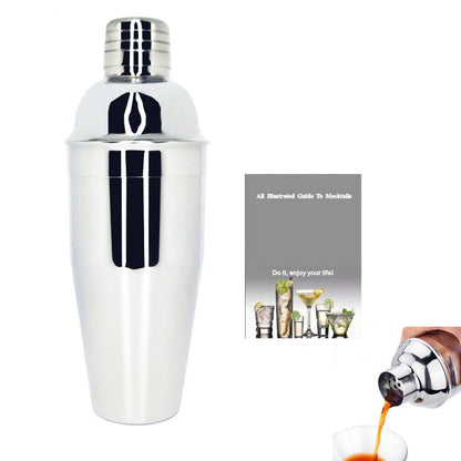 Frendorf | 2-6Stück Amerikanischer Stil Boston Edelstahl Shaker Cocktail Shaker