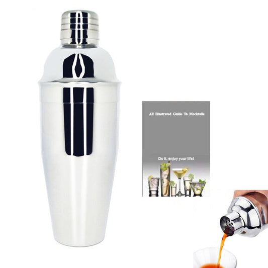 Frendorf | 2-6Stück Amerikanischer Stil Boston Edelstahl Shaker Cocktail Shaker