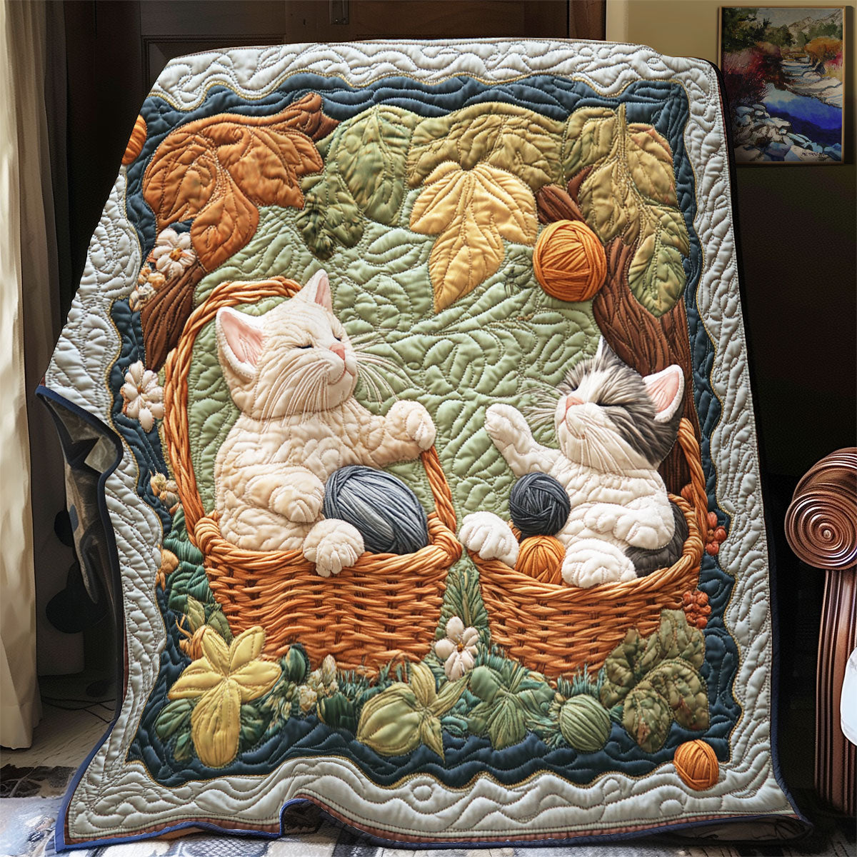 Adorable Cat Quilt