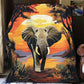 Elephant Safari Steppdecke