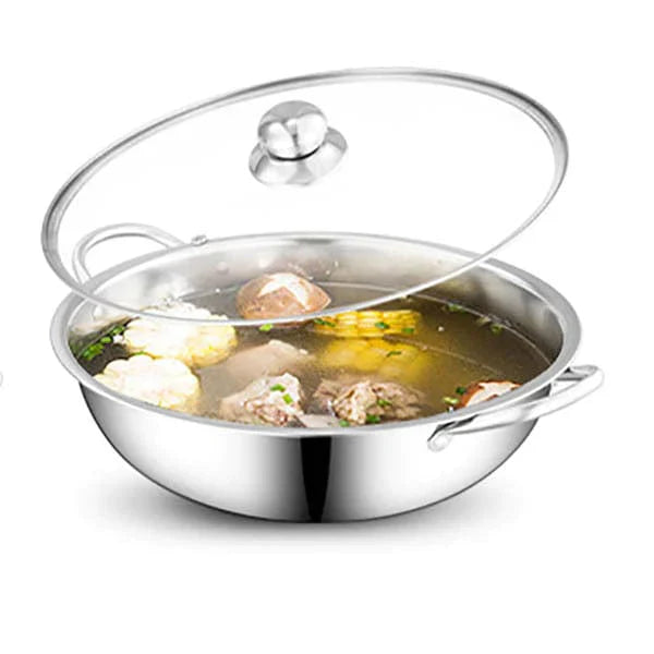 Frendorf | 2 in 1 Geteilter Hot Pot mit Deckel
