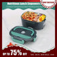 2-in-1 Elektrische Heizende Lunchbox Auto + Zuhause 12V/220/110V Tragbare Edelstahl-Auskleidung Bento-Lunchbox Lebensmittelbehälter Bento-Box