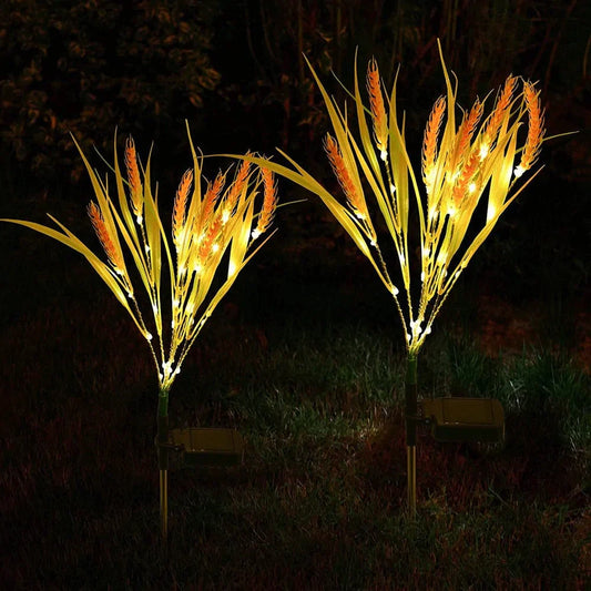 Frendorf | 2er-Pack Solar-Weizenährenlichter
