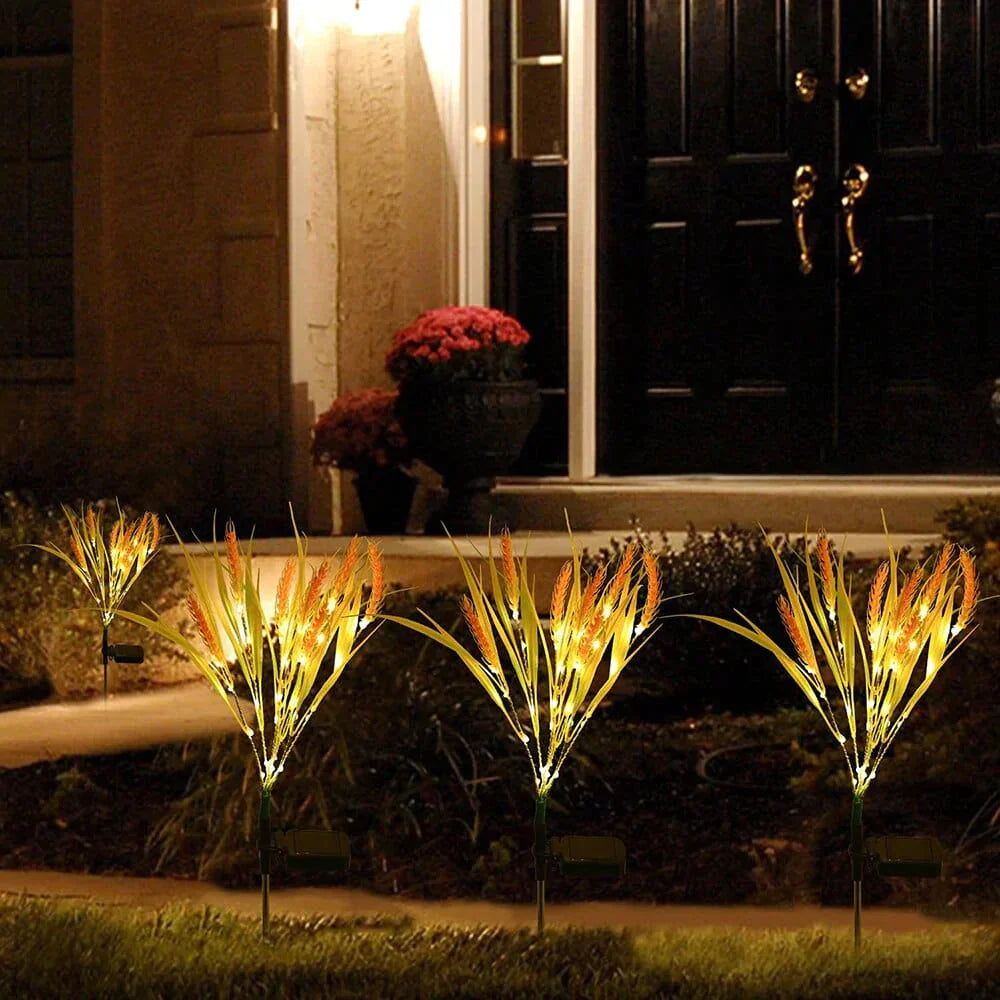 Frendorf | 2er-Pack Solar-Weizenährenlichter
